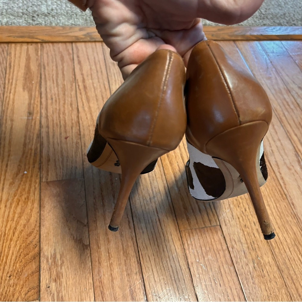Sam Edelman Black and Brown Heels, sz 8 - Picture 3 of 8